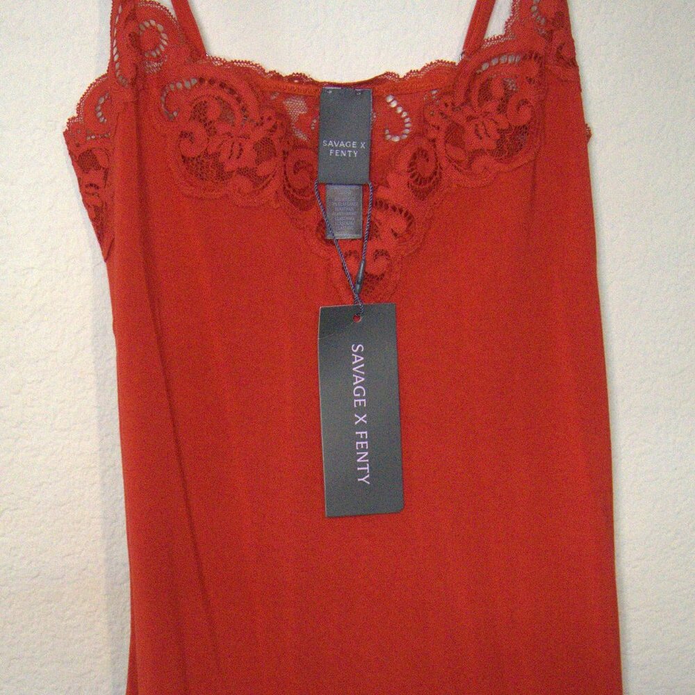 Savage X Fenty - Swirly Girly Modal V-Neck Slip Dress